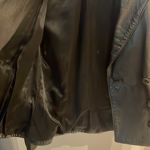 1990s DANIER LEATHER Jacket - Picture 3 of 4